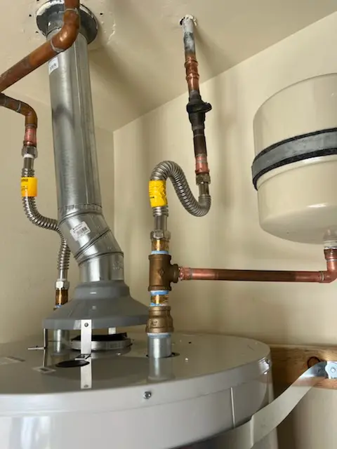 Water heater installation and plumbing repair in Evansdale