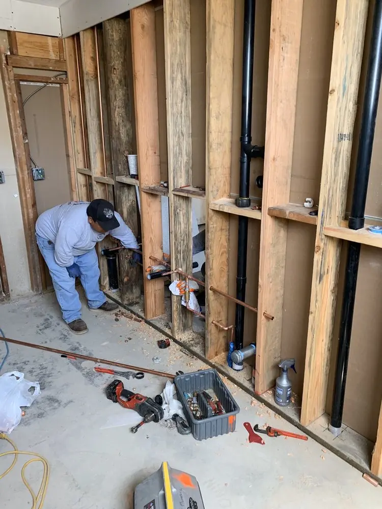 Commercial rough-in plumbing for Commercial Plumbing in Evansdale